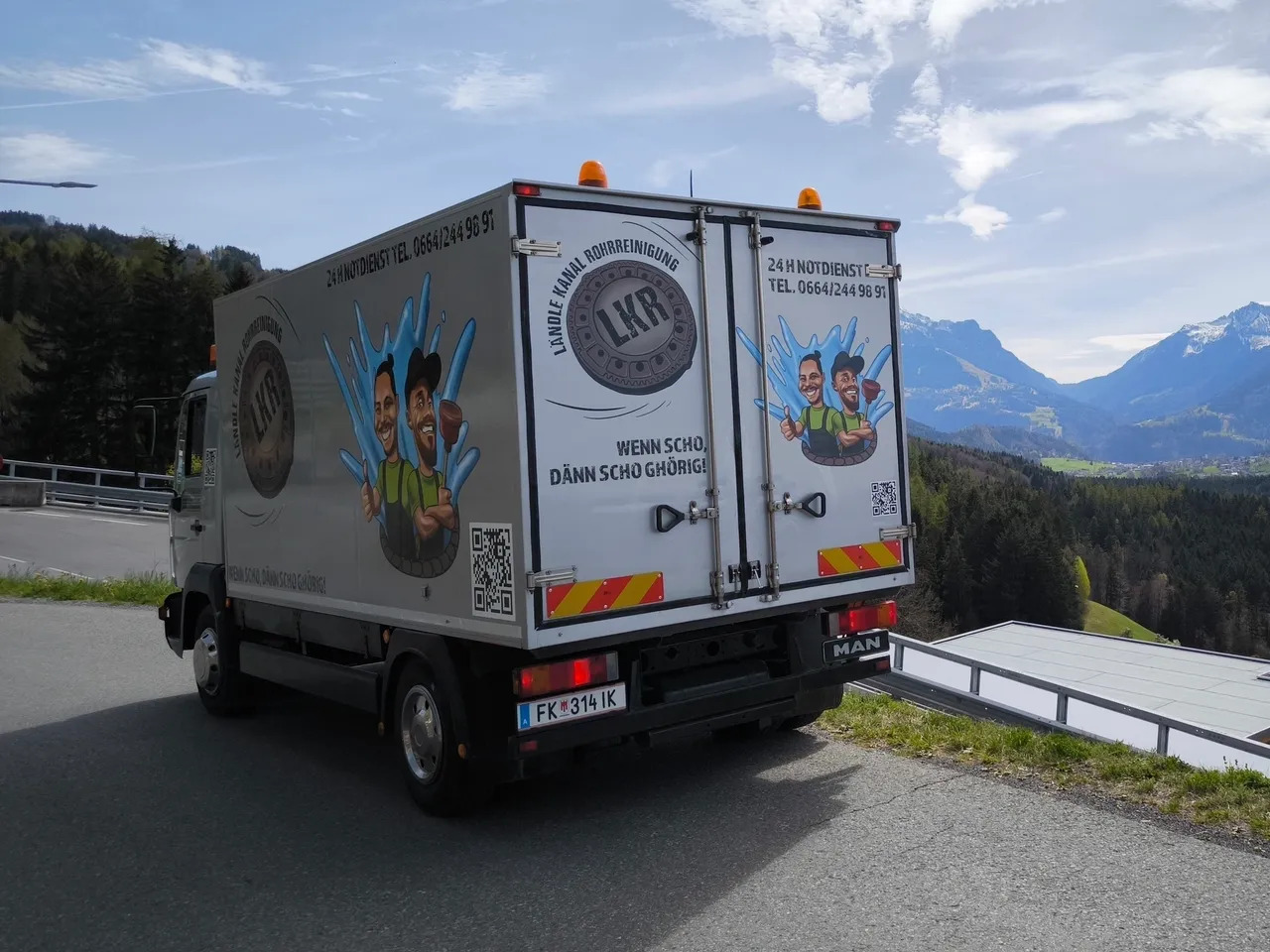 Kanalreinigung in Vorarlberg, 24/7 Notdienst